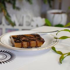 coffee pudding with condensed milk