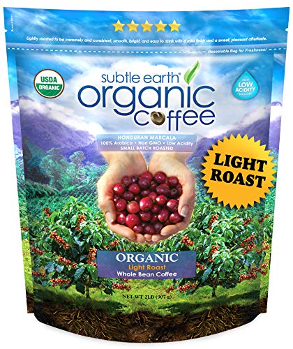 Don Pablo | Subtle Earth Organic Coffee | Light Roast | Whole Bean | (2 lb) Bag