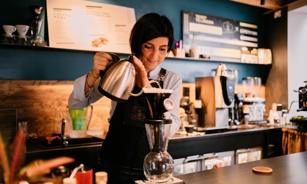 pour over coffee