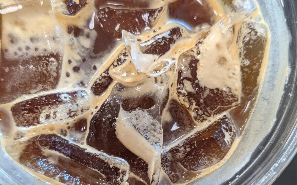 espresso tonic from above