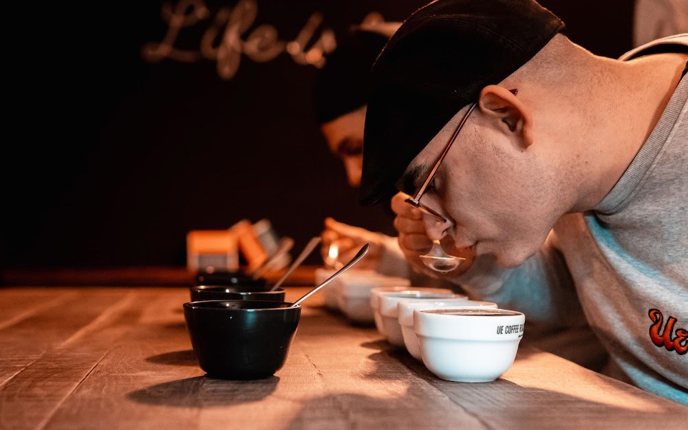 coffee cupping