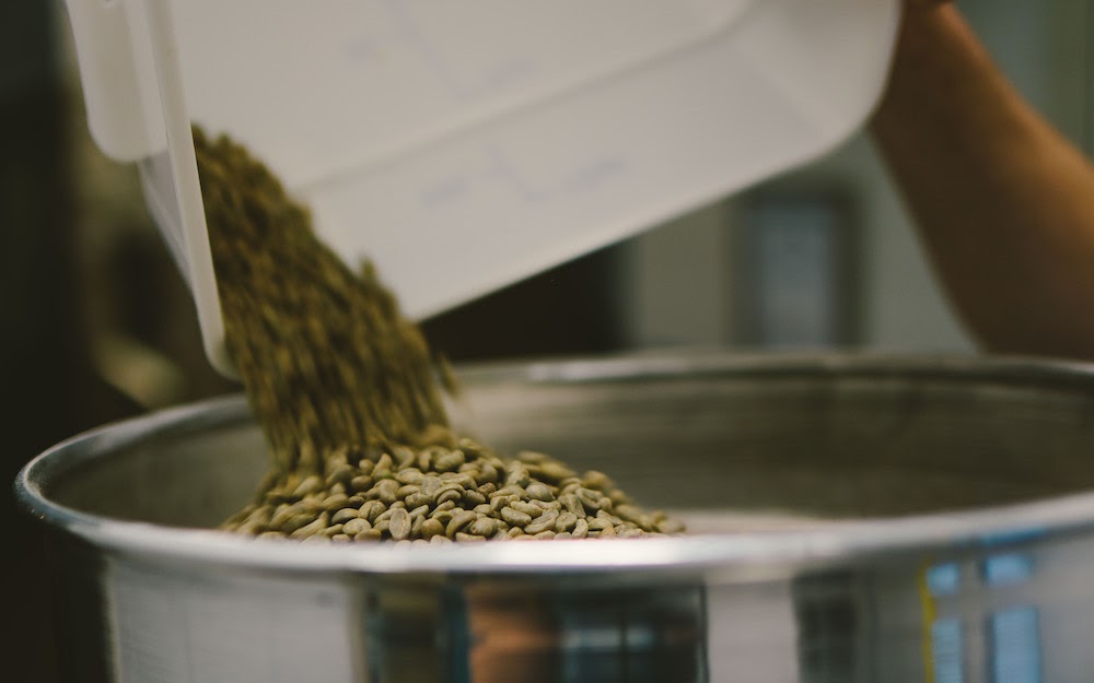 green coffee beans