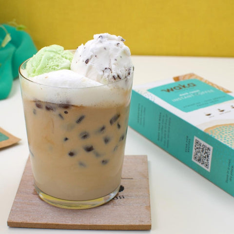 how to make iced cube latte