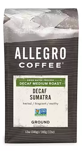 Allegro Coffee Decaf Sumatra Ground Coffee