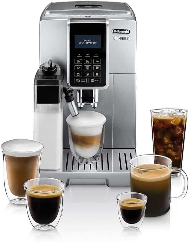De'Longhi ECAM35075SI Dinamica with LatteCrema™ Fully Automatic Espresso Machine