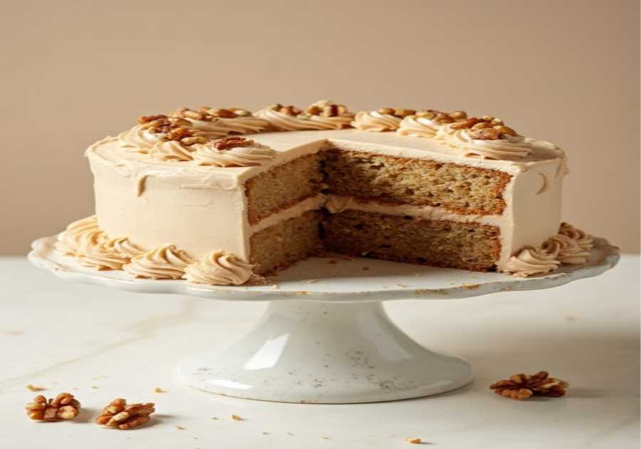 Easy Coffee Walnut Cake Recipe For Beginners