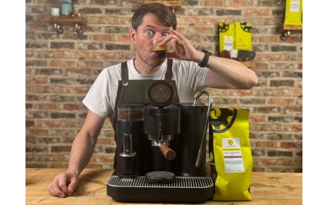 Tasting Espresso Made With Meraki