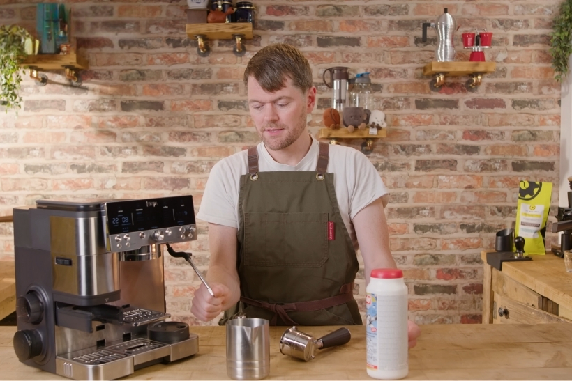 How to clean ninja luxe cafe steam wand