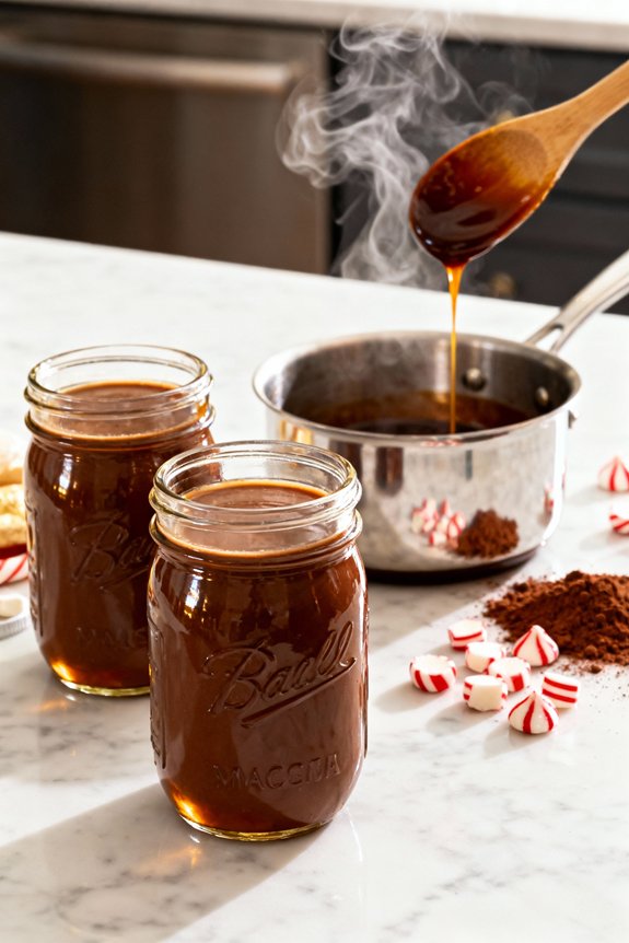 peppermint mocha syrup recipe