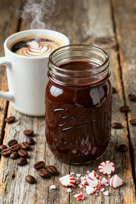 enjoy peppermint mocha syrup
