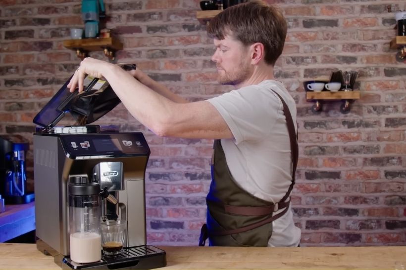 DeLonghi Eletta Explore Bean-to-cup Espresso Machine.